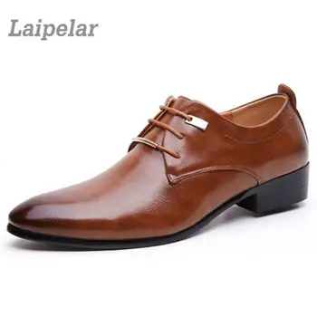 NEW Men Flats Leather Shoes Brogue Pointed Oxford Flat Male Casual Shoes Mens Luxury Brand Size 38-46 Laipelar
NEW Men Flats Leather Shoes Brogue Pointed Oxford Flat Male Casual Shoes Mens Luxury Brand Size 38-46 Laipelar