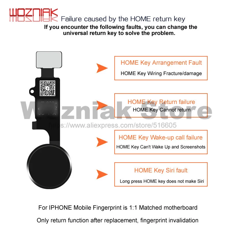 Home Button For Apple iPhone 7 8 Universal Home Button Flex Cable Return Home Function Solution For iPhone 7 8 Plus Home Button
Home Button For Apple iPhone 7 8 Universal Home Button Flex Cable Return Home Function Solution For iPhone 7 8 Plus Home Button