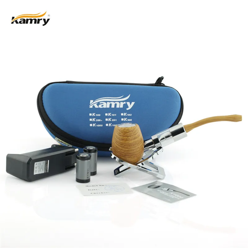 Original Kamry E-Pipe kit 18350 AtoBattery K1000 mizer e Pipe Mod Wooden e Pipe Electronic Cigarette K1000 vape