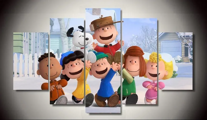 Cuadros Painting Unframed 5 Panels Modern Home Wall Decor Canvas Picture Art Hd Print the peanuts gang movie
Cuadros Painting Unframed 5 Panels Modern Home Wall Decor Canvas Picture Art Hd Print the peanuts gang movie