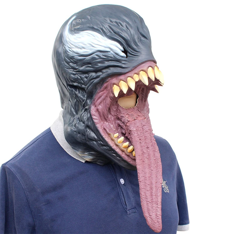 Movie The Venom Spider-Man Mask Scary Cosplay SpiderMan Edward Brock Dark Superhero Venom Latex Masks Halloween Party Props
Movie The Venom Spider-Man Mask Scary Cosplay SpiderMan Edward Brock Dark Superhero Venom Latex Masks Halloween Party Props