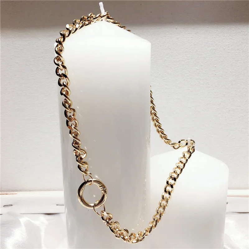 Personality Gold Color Chain Necklace Women 2019 Fashion Jewelry Wholesale Classic Heavy Metal Choker Bijoux
Personality Gold Color Chain Necklace Women 2019 Fashion Jewelry Wholesale Classic Heavy Metal Choker Bijoux