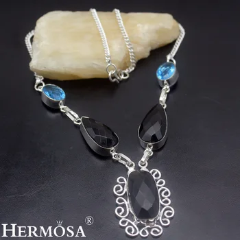 Hermosa Jewelry Unique Fashion Onyx 925 Sterling Silver Women Necklace 19 inches HM924
Hermosa Jewelry Unique Fashion Onyx 925 Sterling Silver Women Necklace 19 inches HM924