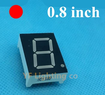 RED 0.8 inch 7 Segment LED Display 1 Bit Digital Tube 0.8" 0.8in Common ANODE(Nixie tube)
RED 0.8 inch 7 Segment LED Display 1 Bit Digital Tube 0.8" 0.8in Common ANODE(Nixie tube)