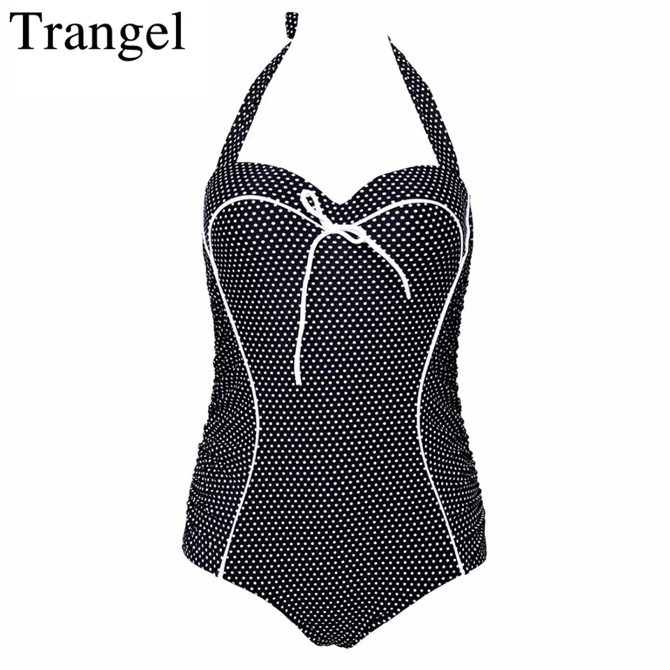 Trangel swimwear women 2018 push up swimsuit of large size bathing suit halter bodysuit dot one piece swimsuit women monokini
Trangel swimwear women 2018 push up swimsuit of large size bathing suit halter bodysuit dot one piece swimsuit women monokini