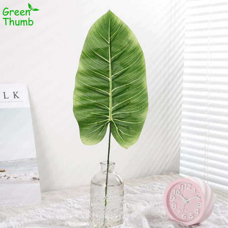 1pc Artificial Canna Leaf Home Store Green Plant Decoration DIY Artificial Faux Tropical Elephant Ear Leaves
1pc Artificial Canna Leaf Home Store Green Plant Decoration DIY Artificial Faux Tropical Elephant Ear Leaves