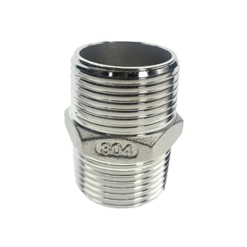 WZJG Male Straight Hexagon Joint Nipple Pipe Connection 304 fittings Stainless Steel threaded 1/2" connector +ABC
WZJG Male Straight Hexagon Joint Nipple Pipe Connection 304 fittings Stainless Steel threaded 1/2" connector +ABC