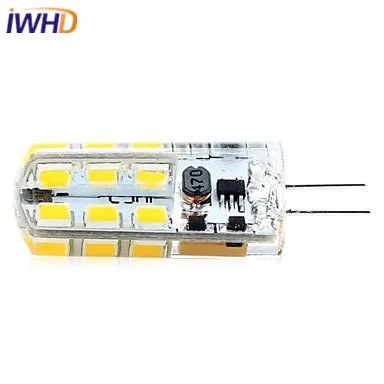 

IWHD 10pcs G4 LED 12v 3W LED Corn Bulb 260LM 3000K/6000K DC 12V SMD2835 LED Bi-pin Light Clear/Milky Cover High Bright Spotlight