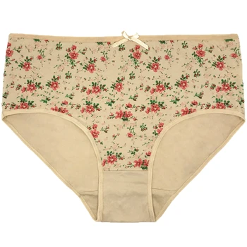 Pack of 6 2XL 3XL 4XL Flora Print High Rise Lady Panties Spandex Cotton Mama Size Brief Old Women Underwear Wholesale Underpants
Pack of 6 2XL 3XL 4XL Flora Print High Rise Lady Panties Spandex Cotton Mama Size Brief Old Women Underwear Wholesale Underpants