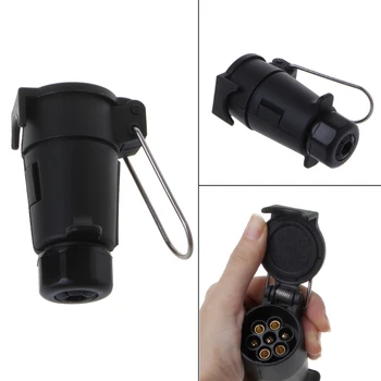 New 1 Pc Auto Car 7 Pin Waterproof Plugs Socket Adapter Tow Hook Towing Trailer Wire Connector High Quality
New 1 Pc Auto Car 7 Pin Waterproof Plugs Socket Adapter Tow Hook Towing Trailer Wire Connector High Quality