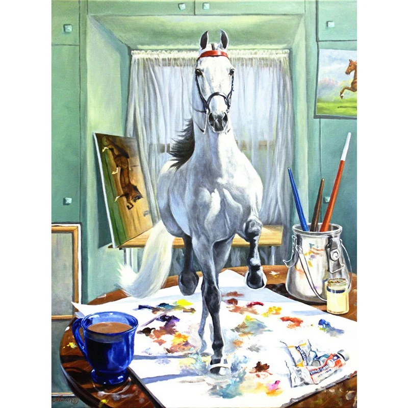 5D Diy Diamond Painting Animal Horse Full Square Rhinestone Picture Embroidery Sale Diamond Home Decor
5D Diy Diamond Painting Animal Horse Full Square Rhinestone Picture Embroidery Sale Diamond Home Decor