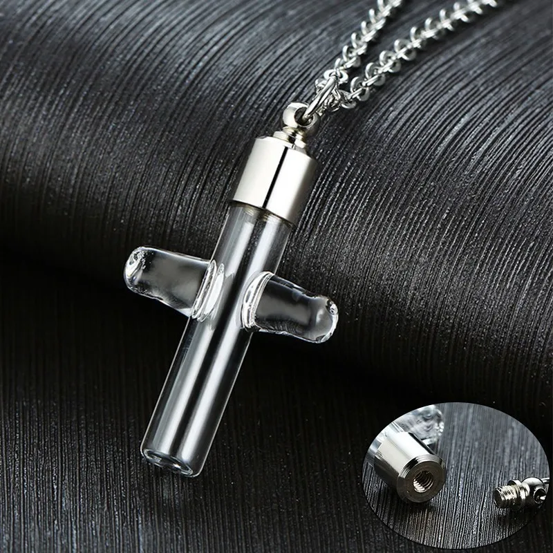 Vnox Unique Glass Cross Urn Necklaces for Woman Man Keepsake Anniversary Gifts Accessory
Vnox Unique Glass Cross Urn Necklaces for Woman Man Keepsake Anniversary Gifts Accessory