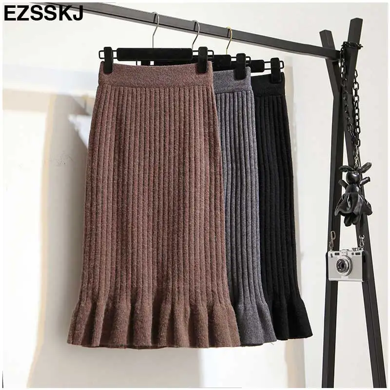 2018 knee-length women's knitting line fishtail skirt autumn skirt package hip brunette skirts female sweater pencil skirt sexy
2018 knee-length women's knitting line fishtail skirt autumn skirt package hip brunette skirts female sweater pencil skirt sexy