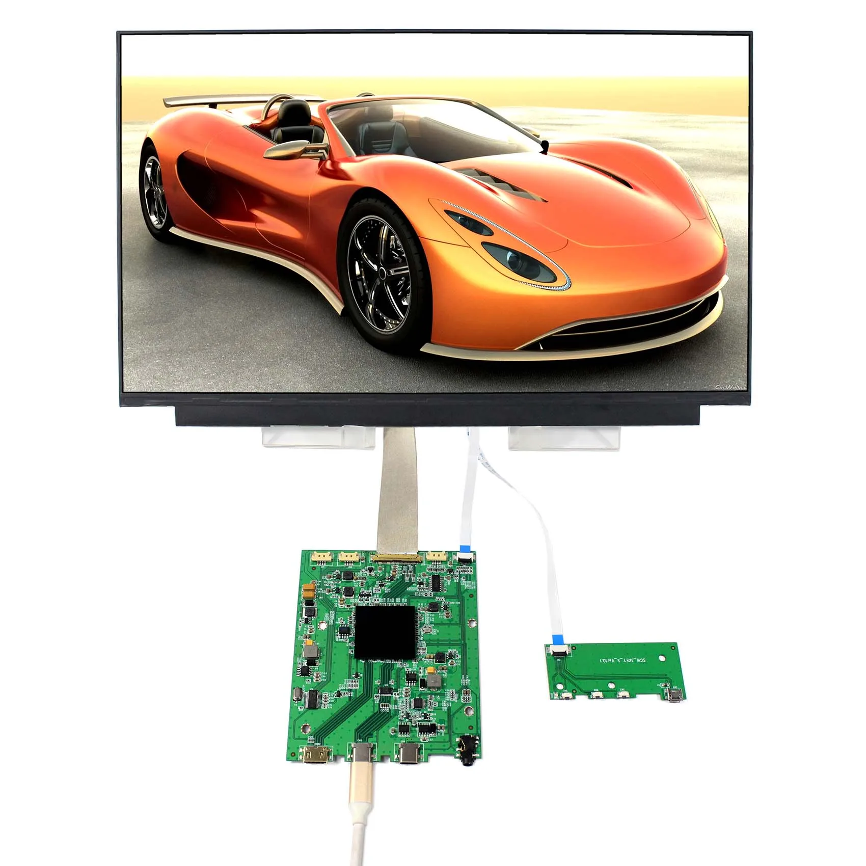 4K LCD panel 15.6inch NV156QUM-N32 3840X2160 IPS LCD Screen with Type C HDMI Board
4K LCD panel 15.6inch NV156QUM-N32 3840X2160 IPS LCD Screen with Type C HDMI Board