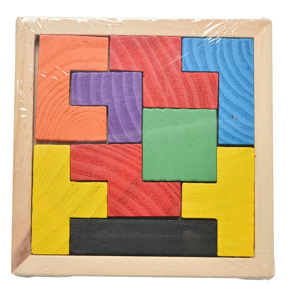 Wooden Puzzle Toys Tetris Game Educational Muti-Color Wooden Toys Tangram Brain Teaser Kids Toy
Wooden Puzzle Toys Tetris Game Educational Muti-Color Wooden Toys Tangram Brain Teaser Kids Toy