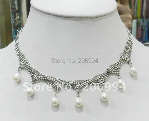 design Charming 7-9MM White Freshwater pearl pendant necklace 2pc/lot lowest fashion jewelry,gift free shipping
design Charming 7-9MM White Freshwater pearl pendant necklace 2pc/lot lowest fashion jewelry,gift free shipping