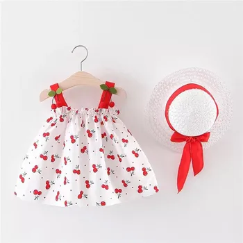 BNWIGE Newborn Toddler Girls Summer Dress Print Cherry Vestidos Kids Baby Girl Dresses Princess Sundress Hats 2pcs Clothing Set
BNWIGE Newborn Toddler Girls Summer Dress Print Cherry Vestidos Kids Baby Girl Dresses Princess Sundress Hats 2pcs Clothing Set