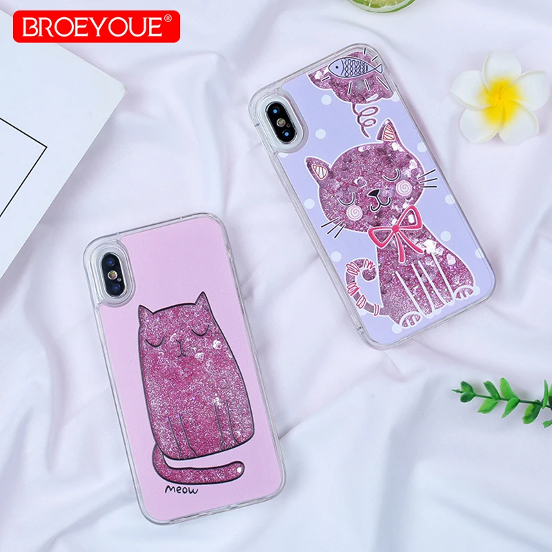 BROEYOUE Case For iPhone 6 6S X 7 Plus 5 5S SE Dynamic Glitter Star Liquid Quicksand Phone Cover For iPhone 6 6S 7 8 X Plus Capa
BROEYOUE Case For iPhone 6 6S X 7 Plus 5 5S SE Dynamic Glitter Star Liquid Quicksand Phone Cover For iPhone 6 6S 7 8 X Plus Capa