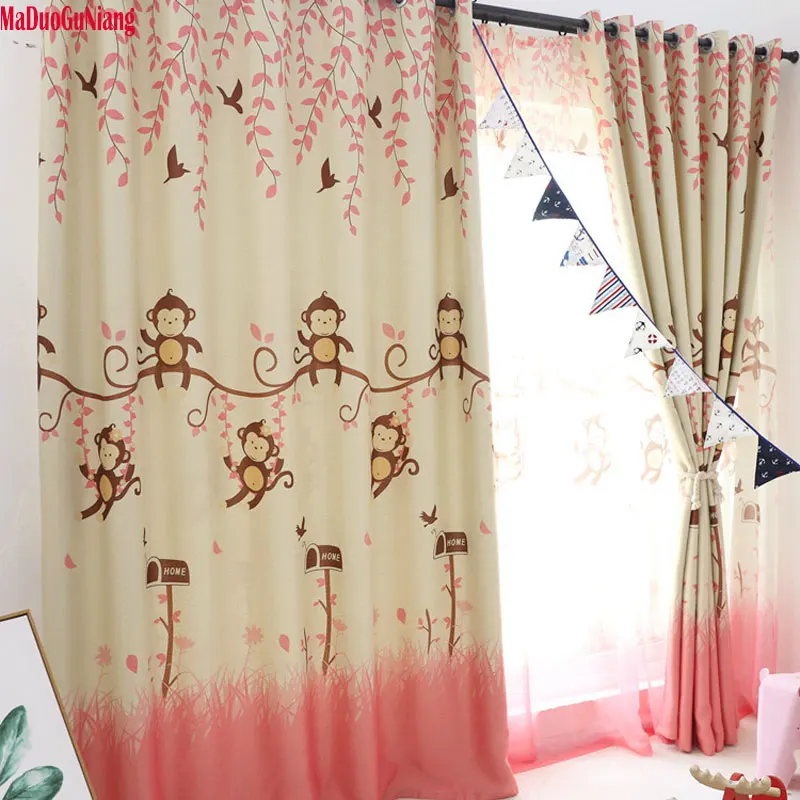 Boys Girl Cute Little Monkey Curtains And Tulle Drapes Cloth Nursery Baby Room Curtains Draperie French Blinds For Kids Window
Boys Girl Cute Little Monkey Curtains And Tulle Drapes Cloth Nursery Baby Room Curtains Draperie French Blinds For Kids Window