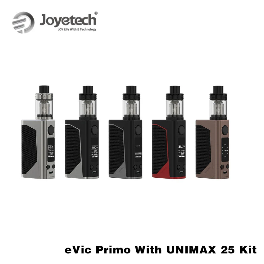 100% Original Joyetech eVic Primo Kit with UNIMAX 25 Kit EVic Primo Vape Kit 200w TC Box Mod cacuq e cigrette kit Power by 18650
100% Original Joyetech eVic Primo Kit with UNIMAX 25 Kit EVic Primo Vape Kit 200w TC Box Mod cacuq e cigrette kit Power by 18650