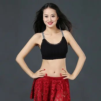 Elastic cotton Lace Padded Sexy Belly Dance Strips Cross Wide Strap Top for Women/Female Costume practice Performance wear SY011
Elastic cotton Lace Padded Sexy Belly Dance Strips Cross Wide Strap Top for Women/Female Costume practice Performance wear SY011