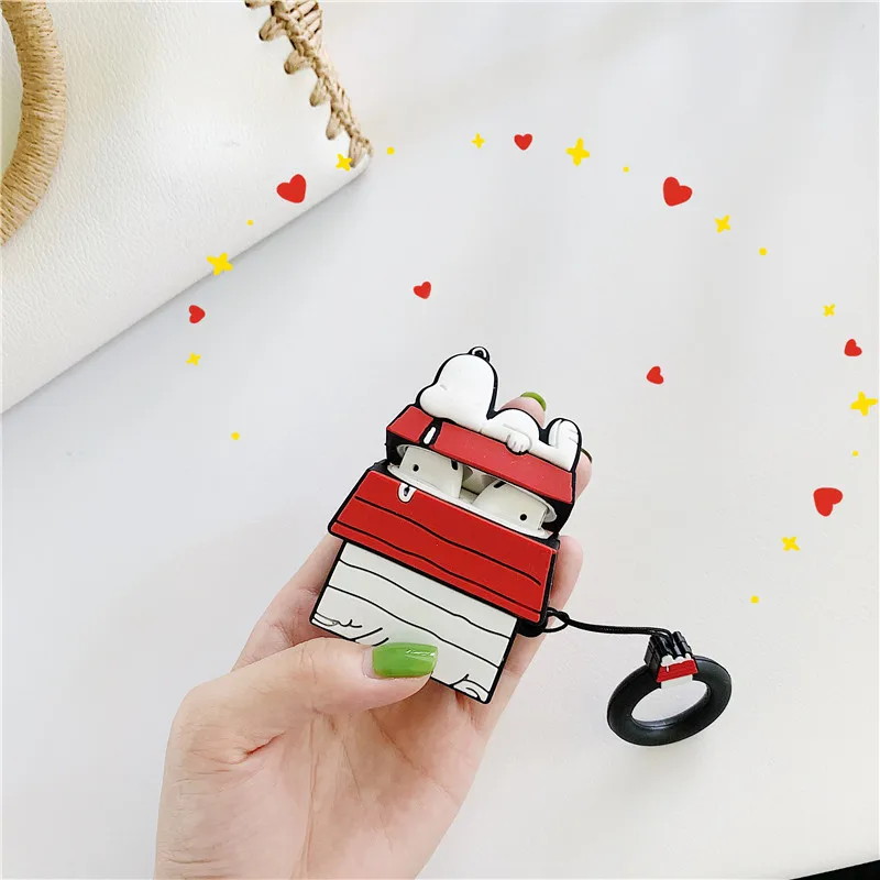 Cute Dog Headphones Case Box For Apple Airpods Case Cartoon Bluetooth Earphone Cover Silicone Case For Air pods Accessories
Cute Dog Headphones Case Box For Apple Airpods Case Cartoon Bluetooth Earphone Cover Silicone Case For Air pods Accessories