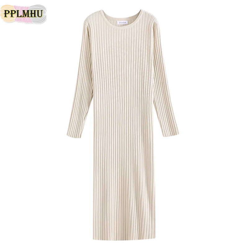 Autumn Winter Basic Women Sweater High Quality Solid Colors O-Neck Knit Sweater Long And Ladies Casual Long Sleeve A-Line Dress
Autumn Winter Basic Women Sweater High Quality Solid Colors O-Neck Knit Sweater Long And Ladies Casual Long Sleeve A-Line Dress