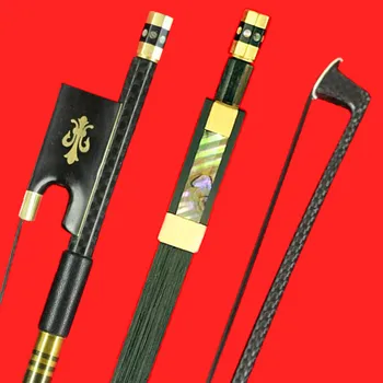 1pc Prefessional Carbon fiber violin bow 4/4 good balance nataul Black Horsehair ebony frog copper parts fluer-de-lys bow frog
1pc Prefessional Carbon fiber violin bow 4/4 good balance nataul Black Horsehair ebony frog copper parts fluer-de-lys bow frog