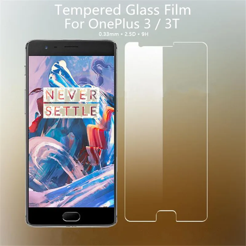 

Full Cover Color Tempered Glass For OnePlus 3 3T One Plus Three T OnePlus3 1+3 A3000 Screen Protector Protective Film Guard