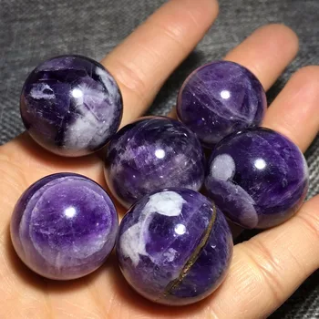 1pc Natural dream amethyst gemstone sphere quartz crystal sphere reiki healing Chevron-Amethyst Banded ball for home decoration
1pc Natural dream amethyst gemstone sphere quartz crystal sphere reiki healing Chevron-Amethyst Banded ball for home decoration