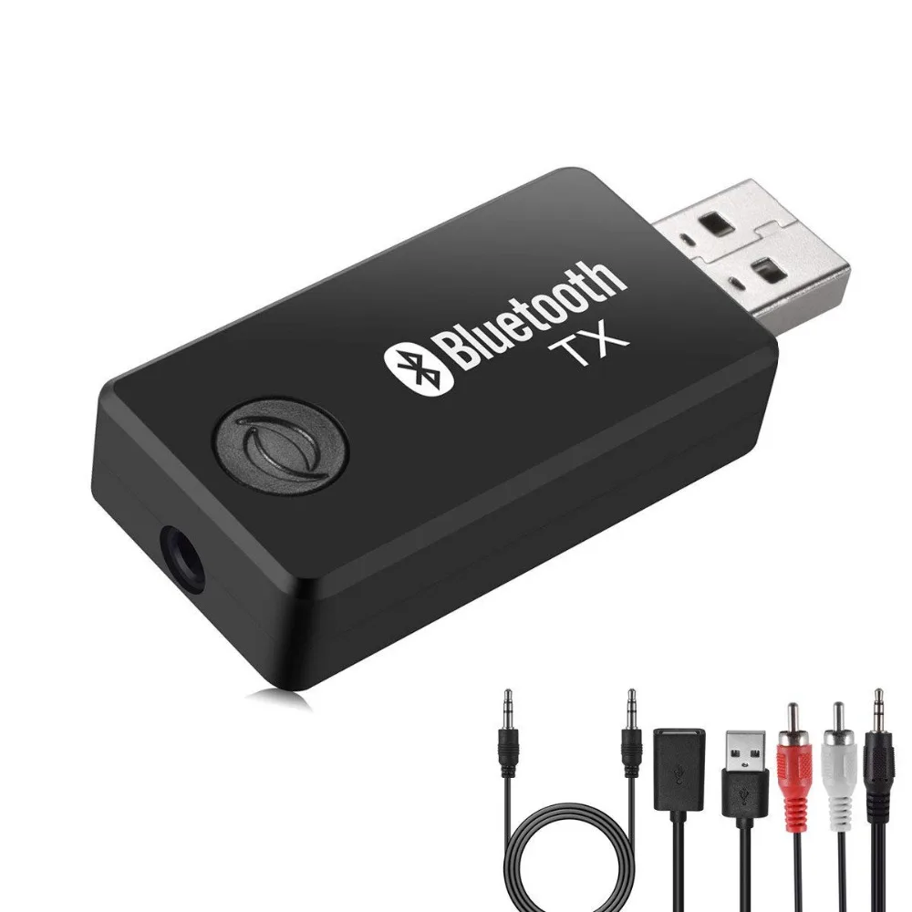 LBSC Bluetooth Transmitter Connected to 3.5mm Audio Devices USB Powered Stream Music from an Older Non-Bluetooth Device . | Электроника