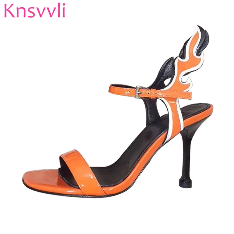 2019 New Individuality Flames High Heels Gladiator Sandals Women Peep Toe Buckle Strap Genuine Leather Runway Shoes Ladies
2019 New Individuality Flames High Heels Gladiator Sandals Women Peep Toe Buckle Strap Genuine Leather Runway Shoes Ladies
