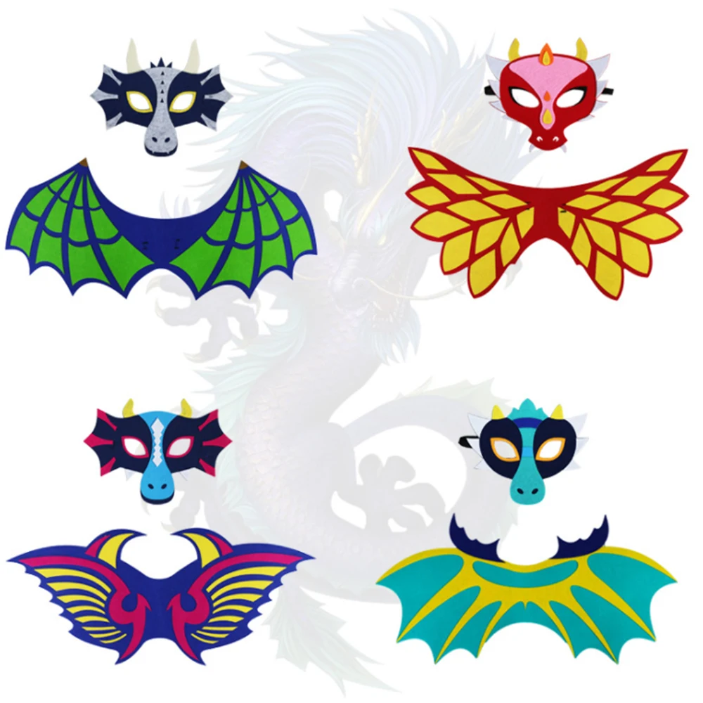 Funny Halloween Performance Props Dinosaur Dragon Wings Set Fire Dragon Ice Dragon Masks Halloween Show Props
Funny Halloween Performance Props Dinosaur Dragon Wings Set Fire Dragon Ice Dragon Masks Halloween Show Props
