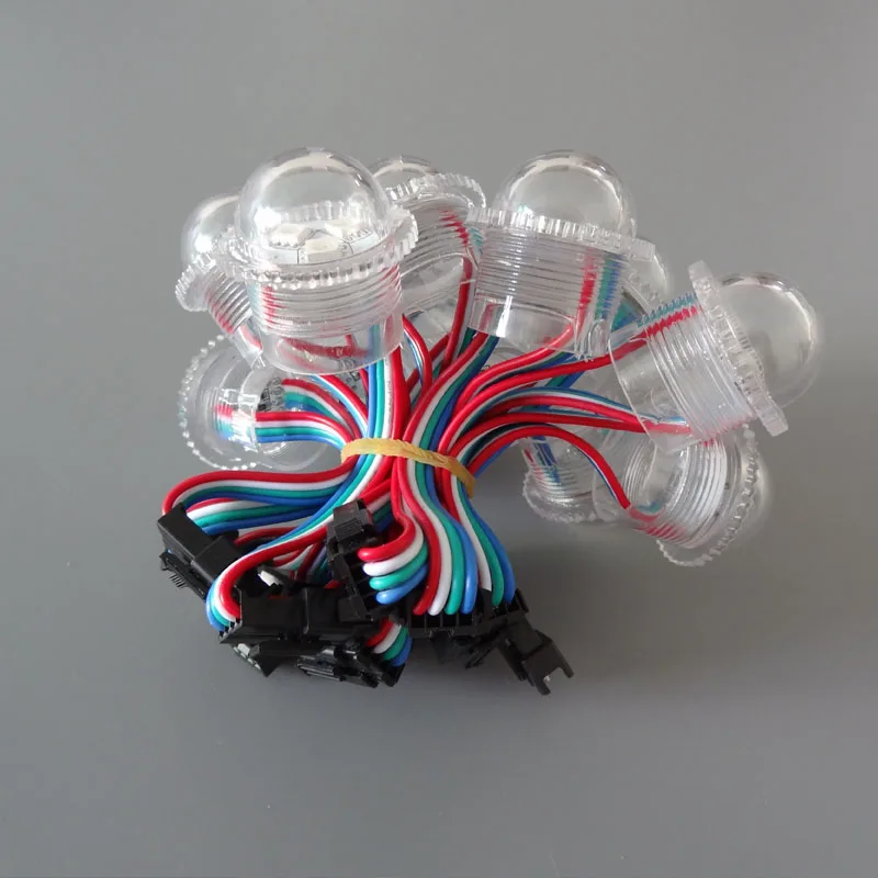 500pcs/lot 26mm RGB dumb(not smart addressable) led point light;3pcs 5050 SMD RGB LED,DC12V input;transparent cover;0.72W;IP67
500pcs/lot 26mm RGB dumb(not smart addressable) led point light;3pcs 5050 SMD RGB LED,DC12V input;transparent cover;0.72W;IP67