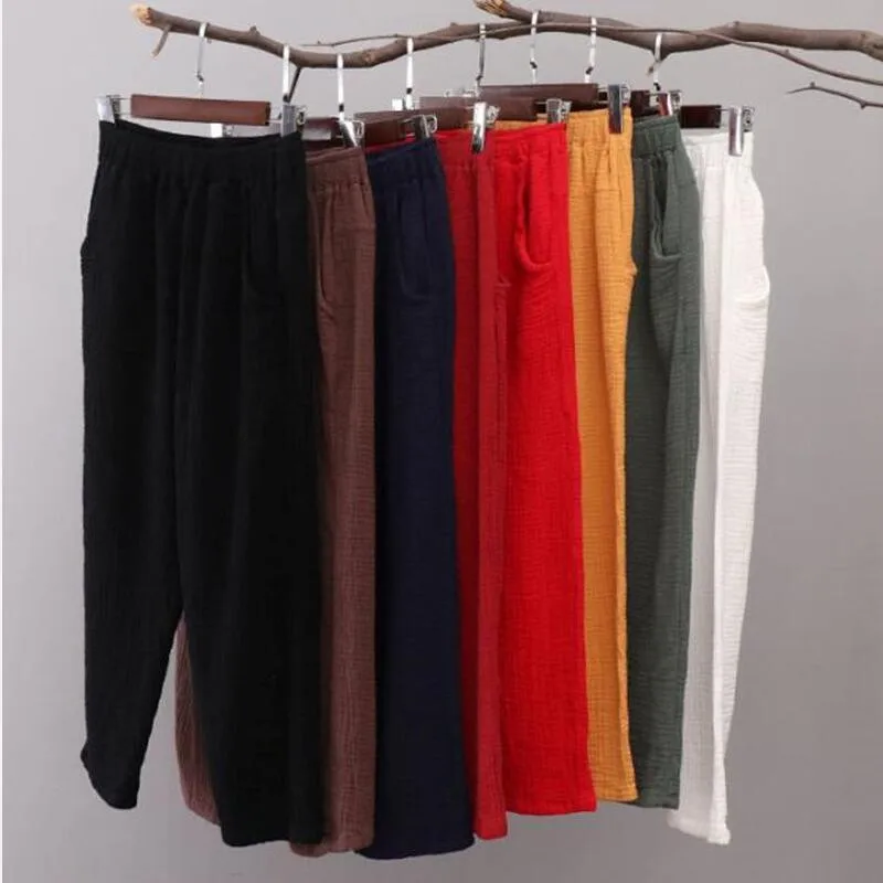 Women's fashion cotton & linen pants, plus size comfortable soft brand pencil pants,plus size trousers black white brow M-6XL
Women's fashion cotton & linen pants, plus size comfortable soft brand pencil pants,plus size trousers black white brow M-6XL