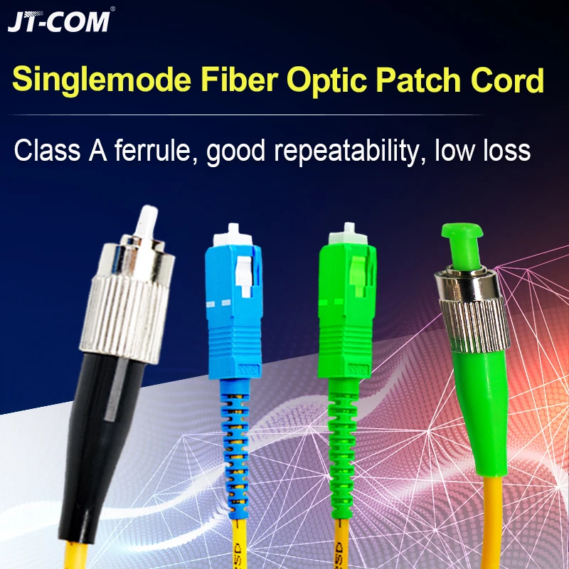 3M 3mm Fiber Optic Patch Cord SC to FC Connector UPC APC Pigtail Single Mode Simplex SM Optical Cable Fibra Optica FTTH Jumper
3M 3mm Fiber Optic Patch Cord SC to FC Connector UPC APC Pigtail Single Mode Simplex SM Optical Cable Fibra Optica FTTH Jumper