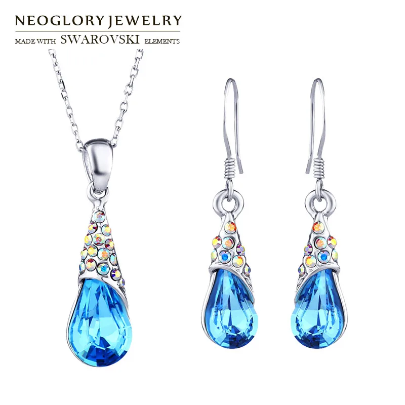 Neoglory Austria Crystal & Auden Rhinestone Jewelry Set Water Drop Style Alloy Plated Exquisite Trendy Sale Lady Gift
Neoglory Austria Crystal & Auden Rhinestone Jewelry Set Water Drop Style Alloy Plated Exquisite Trendy Sale Lady Gift