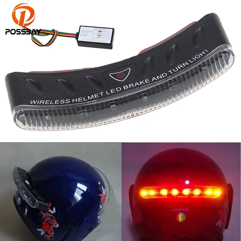 POSSBAY 1 Set Wireless Motorcycle Helmet Brake Light 8 LED Waterproof Turn Signal Warning Flasher Lamp Indicator Motocross ATV
POSSBAY 1 Set Wireless Motorcycle Helmet Brake Light 8 LED Waterproof Turn Signal Warning Flasher Lamp Indicator Motocross ATV