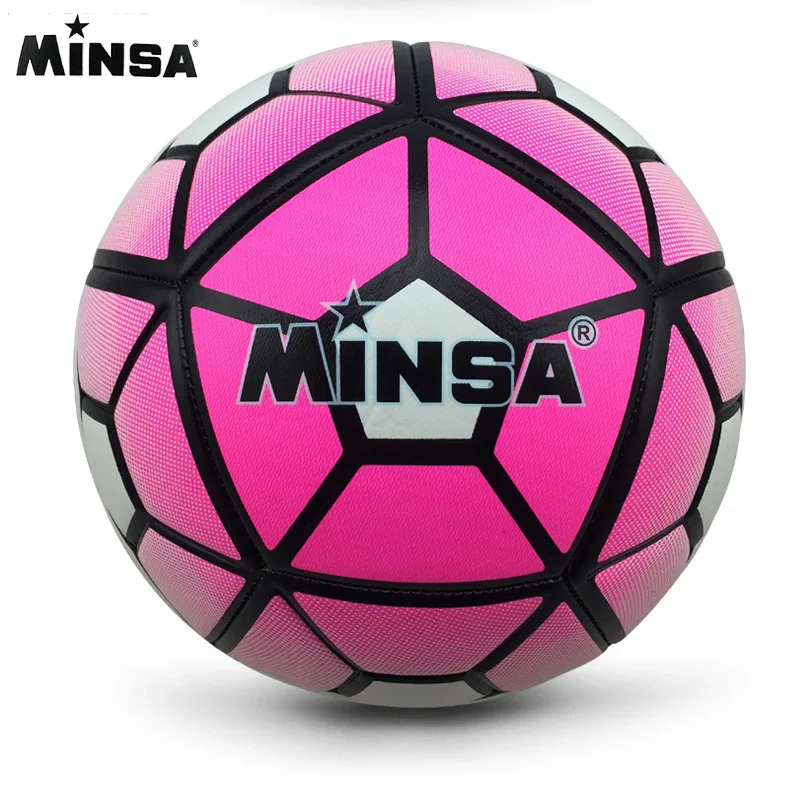 2018 MINSA Official Standard Soccer Ball Size 5 Training Futebol Football Ball futbol Match Voetbal Bal
2018 MINSA Official Standard Soccer Ball Size 5 Training Futebol Football Ball futbol Match Voetbal Bal