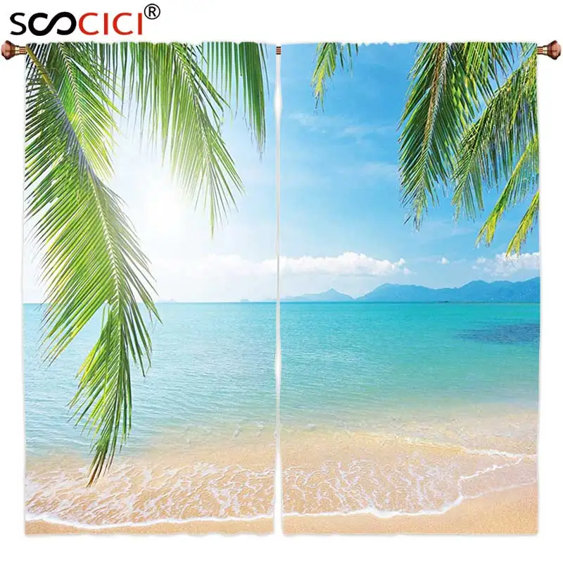 Window Curtains Treatments 2 Panels,Beach Tropical Ocean Decor Surf Tourism and Thailand Relaxation Holiday Photos Print
Window Curtains Treatments 2 Panels,Beach Tropical Ocean Decor Surf Tourism and Thailand Relaxation Holiday Photos Print