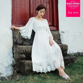 2020 fashion brand mori girl embroidery flower lace dress female was thin high waist flare sleeve seaside holiday dress wj2558
2020 fashion brand mori girl embroidery flower lace dress female was thin high waist flare sleeve seaside holiday dress wj2558