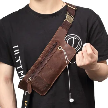 100% Crazy Horse Genuine Leather Men's Waist Packs for Phone Pouch High Quality Cow Leather Chest Belt Bag Casual Fanny Packs
100% Crazy Horse Genuine Leather Men's Waist Packs for Phone Pouch High Quality Cow Leather Chest Belt Bag Casual Fanny Packs