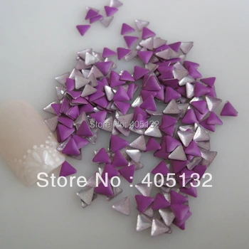 One Bag OD-71-Purple Free Shipping 3D 4x4mm Neon Purple Triangle Metal Stud Shiny Nail Decoration Lovely Outlooking
One Bag OD-71-Purple Free Shipping 3D 4x4mm Neon Purple Triangle Metal Stud Shiny Nail Decoration Lovely Outlooking