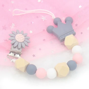 DHL 100pcs Silicone And Wood Pacifier Clip Wooden Bead Clip Holder Cute Pacifier Clips Soother Chains
DHL 100pcs Silicone And Wood Pacifier Clip Wooden Bead Clip Holder Cute Pacifier Clips Soother Chains