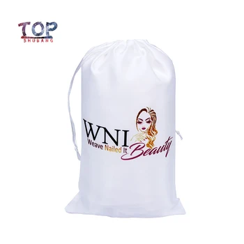 Custom Logo Printed 50Pcs/Lot Polyester Satin Silk White Bags Drawstring Hair Bags Packaging Hair Extension Packaging Bags
Custom Logo Printed 50Pcs/Lot Polyester Satin Silk White Bags Drawstring Hair Bags Packaging Hair Extension Packaging Bags