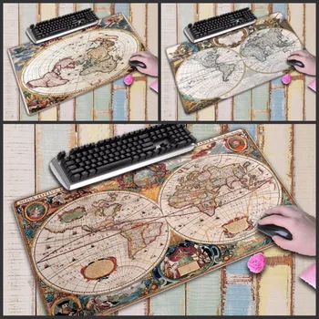 Mairuig Computer Large mouse pad with 900x400mm size and edge locking world map printings PC mouse mat smooth soft anti-slip
Mairuig Computer Large mouse pad with 900x400mm size and edge locking world map printings PC mouse mat smooth soft anti-slip