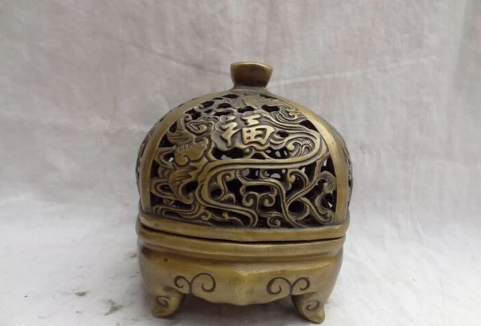 S4223 Chinese Bronze Fu Lu Shou Deer Crane Statue Buddhism Incense Burner Censer D0317
S4223 Chinese Bronze Fu Lu Shou Deer Crane Statue Buddhism Incense Burner Censer D0317