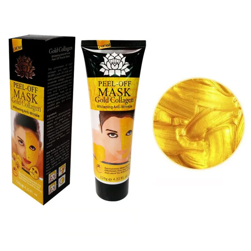 24K Gold Collagen Peel off Mask Face Whitening Lifting Firming Skin Anti Wrinkle Anti Aging Facial Mask Face Care Skin Care
24K Gold Collagen Peel off Mask Face Whitening Lifting Firming Skin Anti Wrinkle Anti Aging Facial Mask Face Care Skin Care