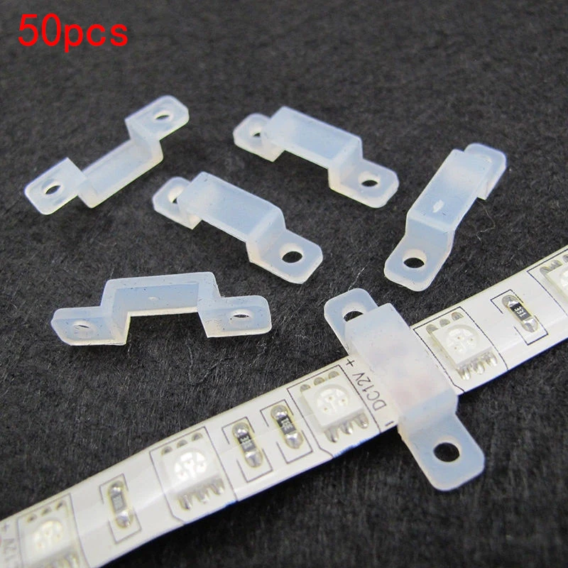 10Pcs/lot Plastic LED Clips For Fixed Strip Light RGB 5050 3528 Fixing 8/10/12mm AU LED Strip Fixed clipLED Fixing Silicon Mount
10Pcs/lot Plastic LED Clips For Fixed Strip Light RGB 5050 3528 Fixing 8/10/12mm AU LED Strip Fixed clipLED Fixing Silicon Mount