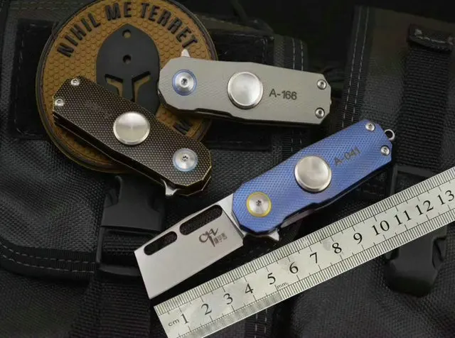 CH A-014 Knife S35VN blade TC4 titanium alloy handle 3-colorTactical Knife outdoor Hunting knives Survival EDC tool pocket knife
CH A-014 Knife S35VN blade TC4 titanium alloy handle 3-colorTactical Knife outdoor Hunting knives Survival EDC tool pocket knife